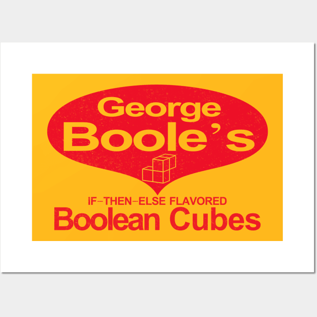 George Boole's Boolean Cubes Wall Art by Chicanery